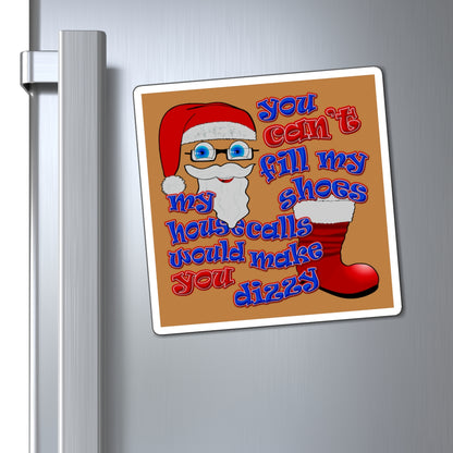 santa's shoes - Magnets - (light brown)
