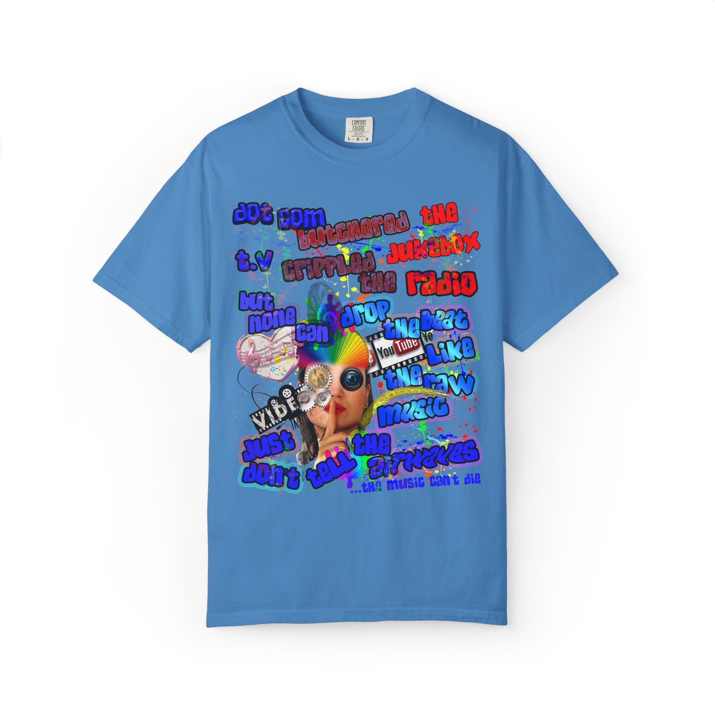 drop the beat - Unisex Garment-Dyed T-shirt
