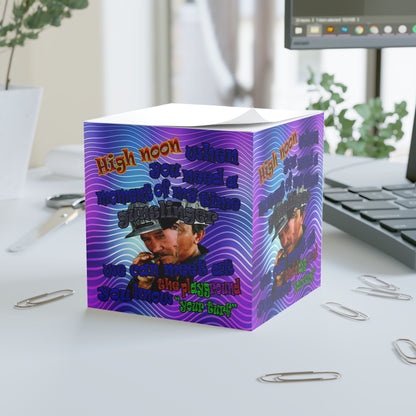 high noon - note cube (purple wave)