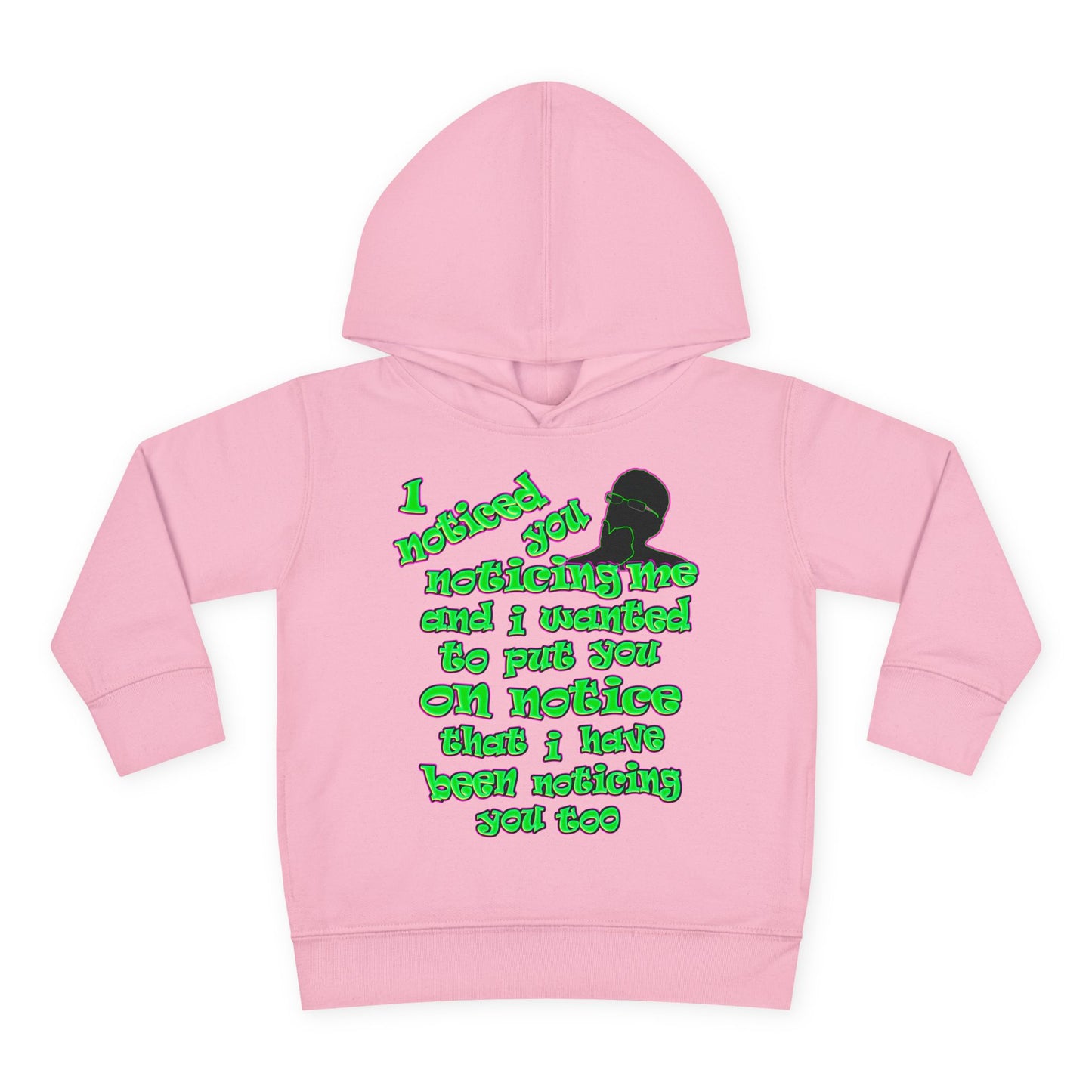 noticed you noticing - Toddler Pullover Fleece Hoodie