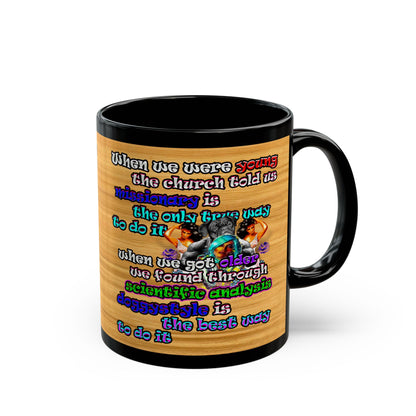 doggystyle - Black Mug (butterscotch wood finish)