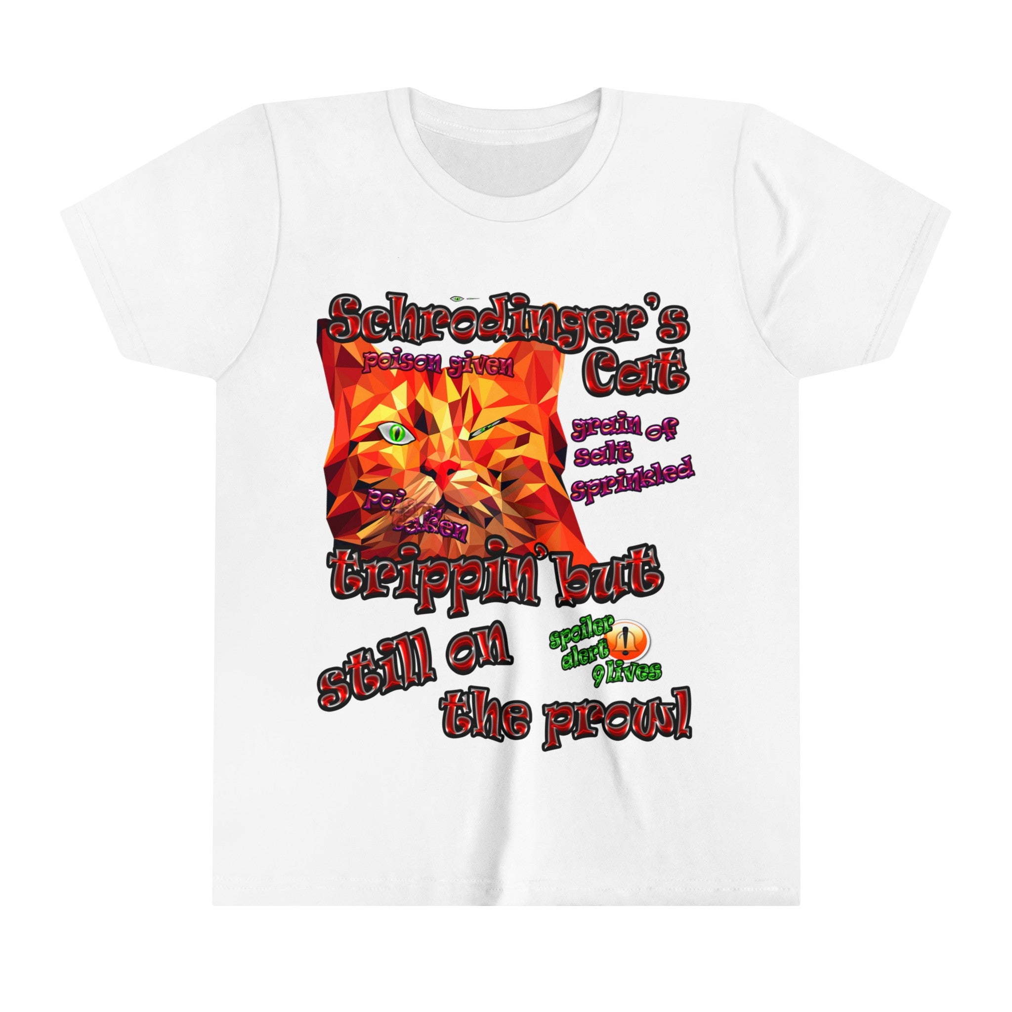 schrodinger's cat - Youth Short Sleeve Tee