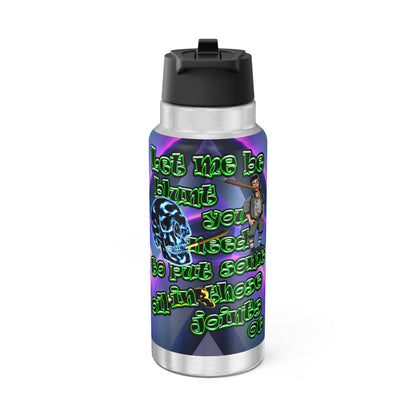 og - Gator Tumbler, 32oz  (grey-pink wave)