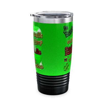celtics logo - Ringneck Tumbler, 20oz (logo green)