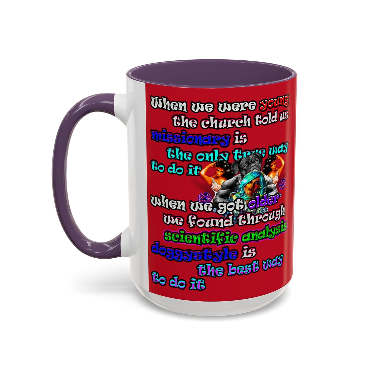 doggystyle - Accent Mug (dark red)