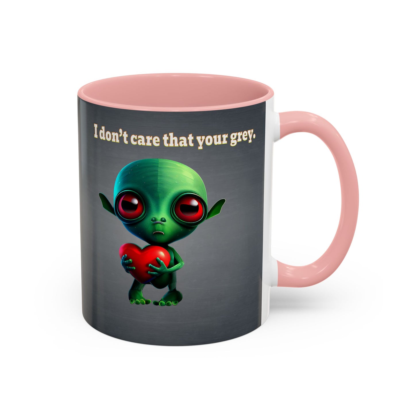 I don't care that your grey - Accent Mug (grey-light grey)