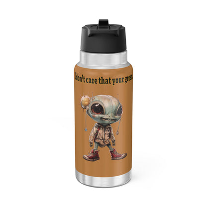 I don't care that your grey - Gator Tumbler, 32oz (light brown)