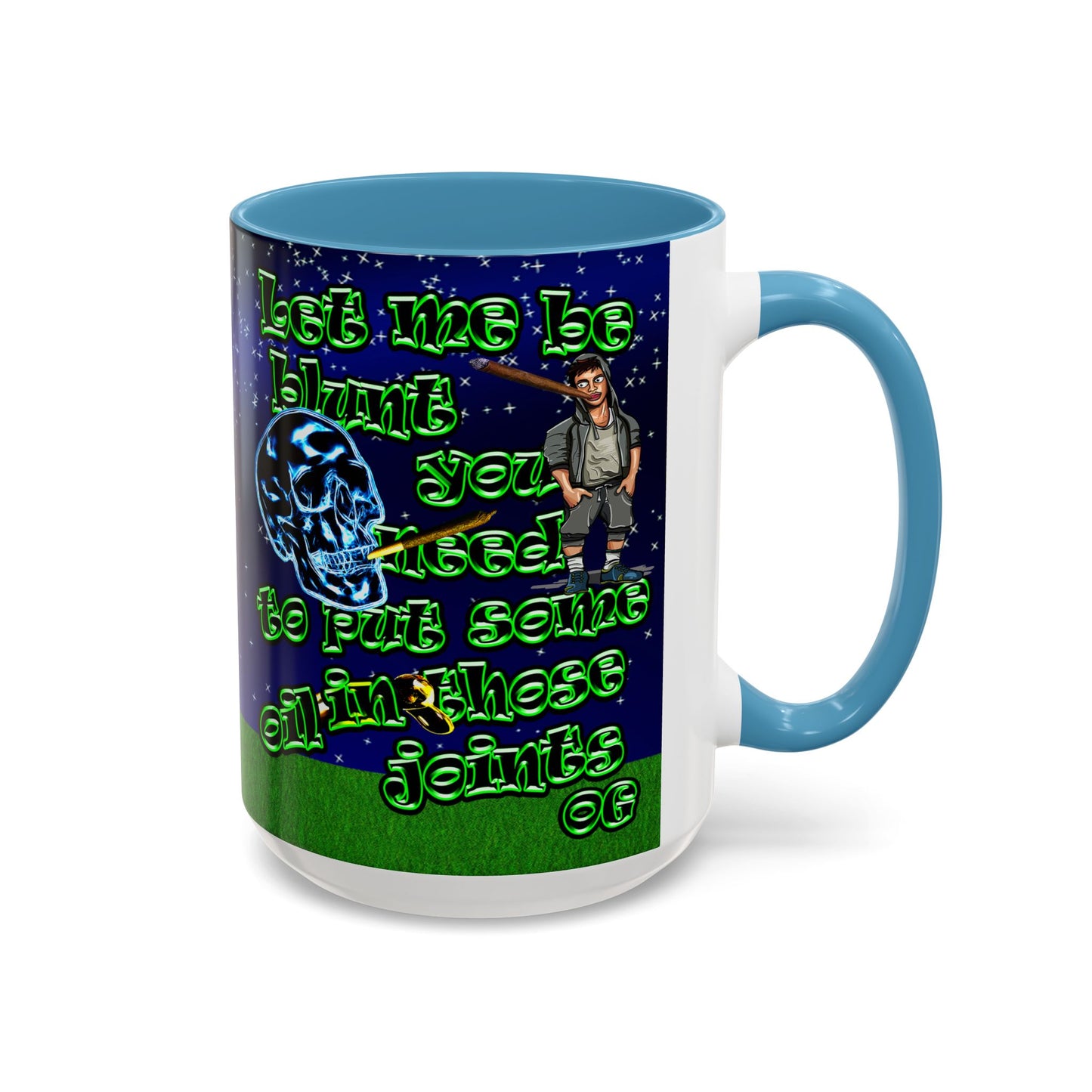og - Accent Mug ('snoops' background)
