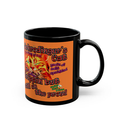 schrodinger's cat - Black Mug (crusta)