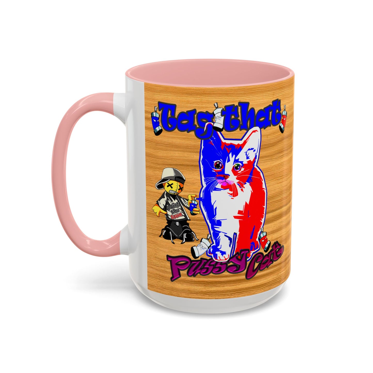 tag that - Accent Mug (butterscotch wood finish)