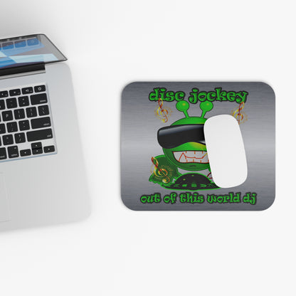 disc jockey - Mouse Pad (Rectangle) (brushed nickel)