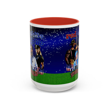 rw&b lives matter - Accent Mug ('snoops' background)