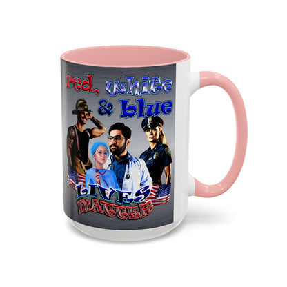 rw&b lives matter - Accent Mug (brushed nickel)
