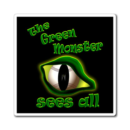 green monster - Magnets - (black)