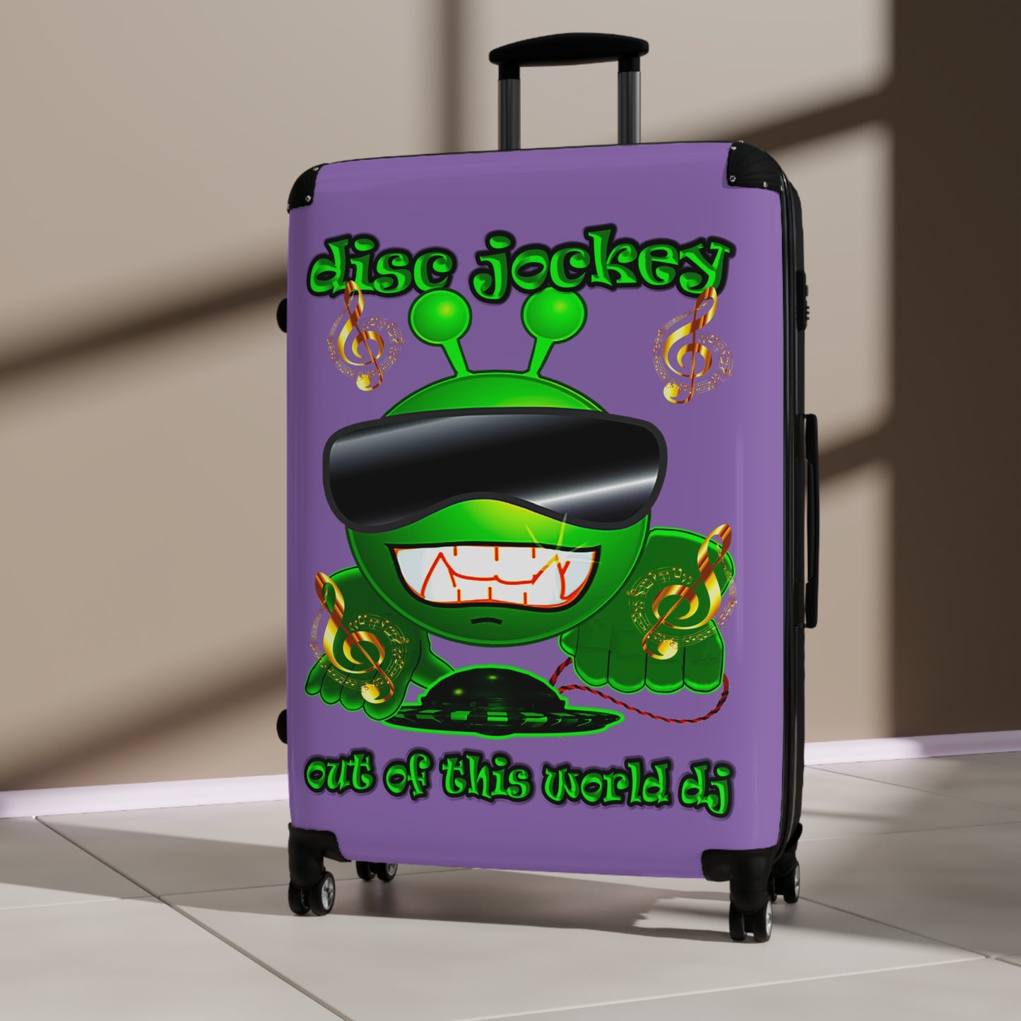 disc jockey - Suitcase (light purple)