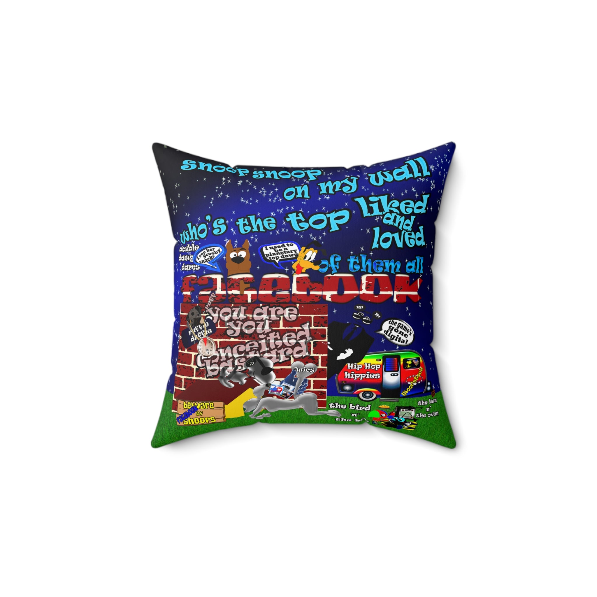 snoops - Spun Polyester Square Pillow