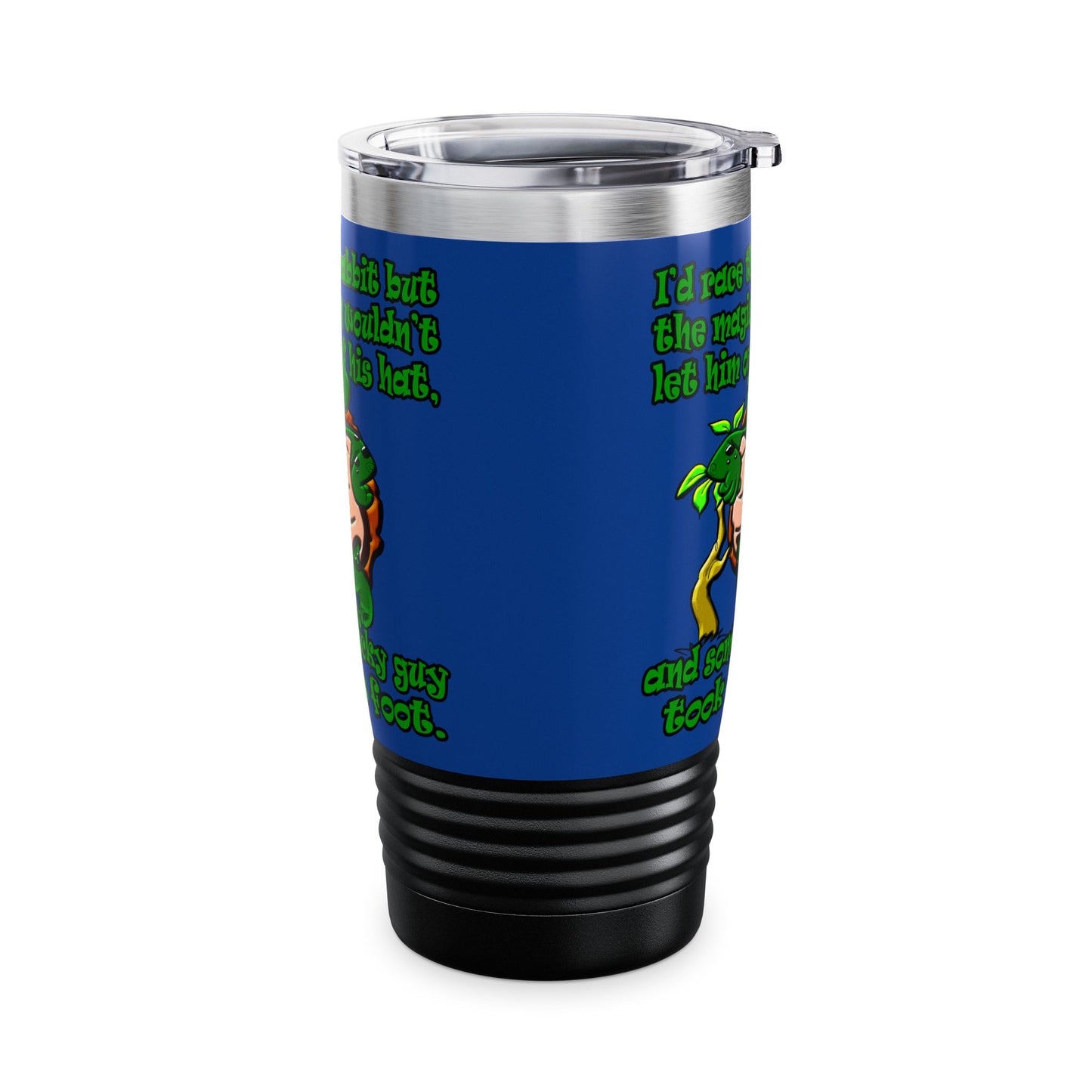 turtle race - Ringneck Tumbler, 20oz (dark blue)