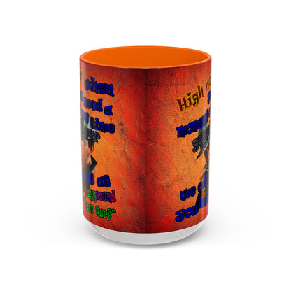 high noon - Accent Mug (burnt orange)