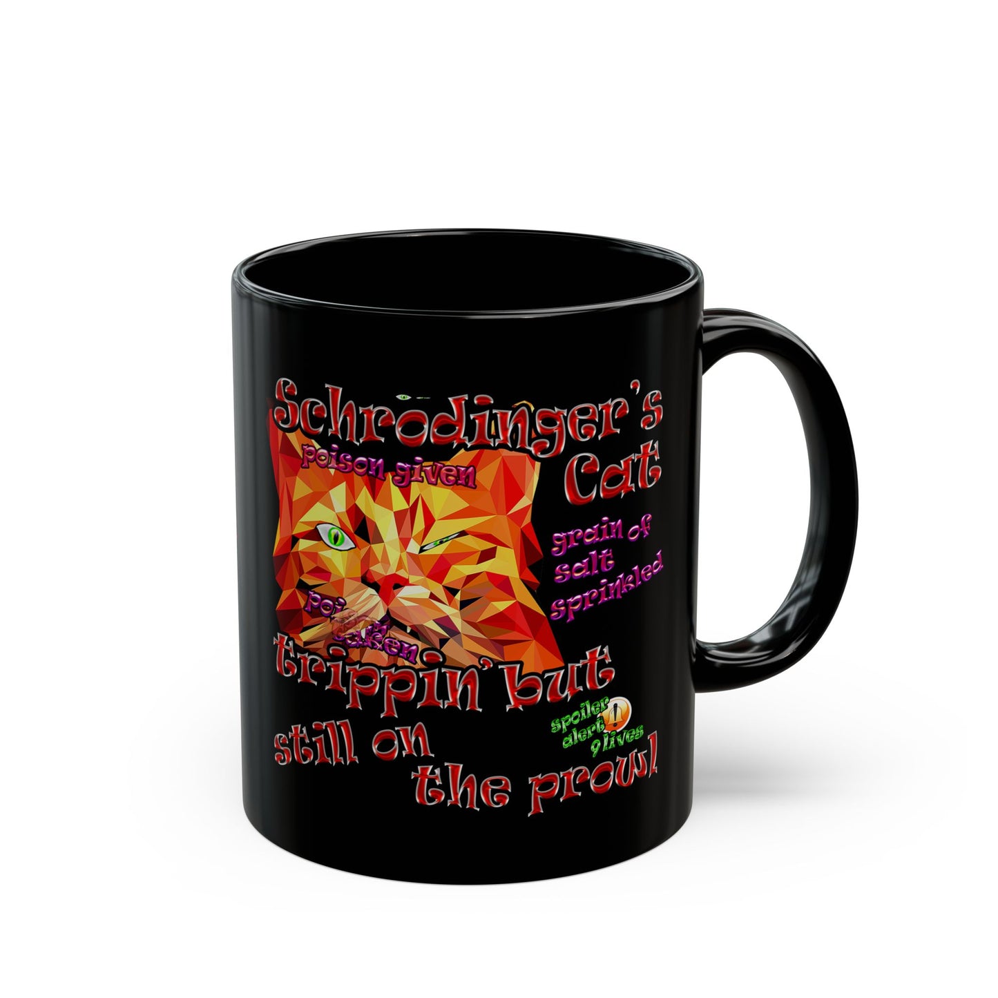schrodinger's cat - Black Mug (black)