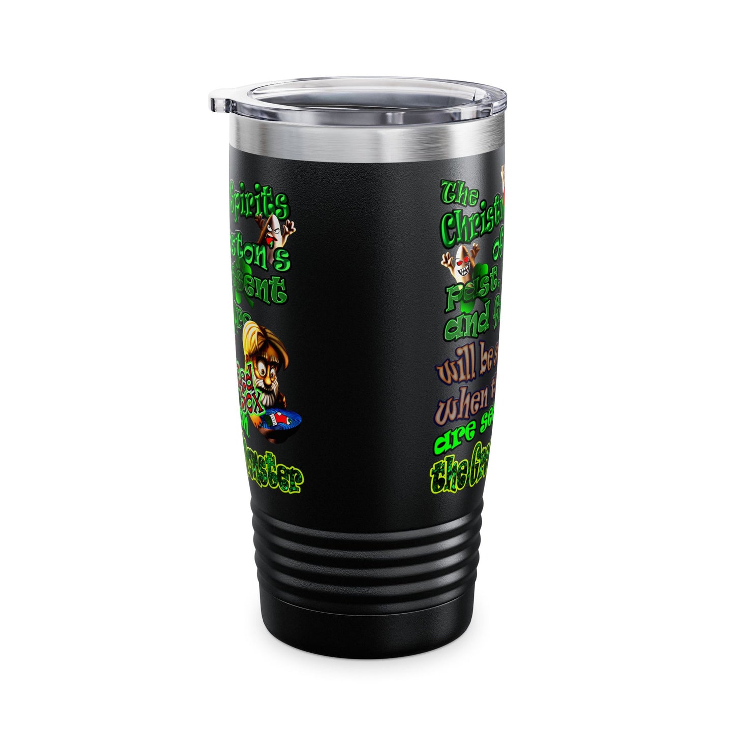 christmas spirits of boston - Ringneck Tumbler, 20oz