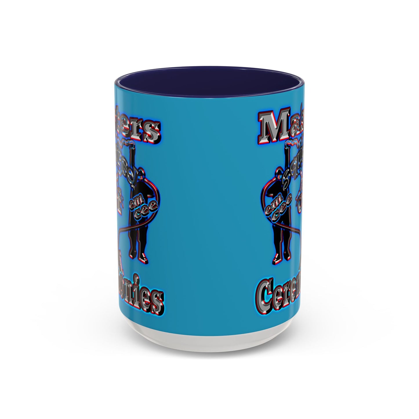 em cee squared - Accent Mug (turquoise)
