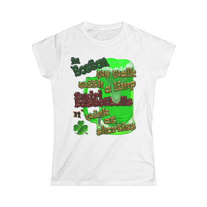 celtics logo - Women's Softstyle Tee