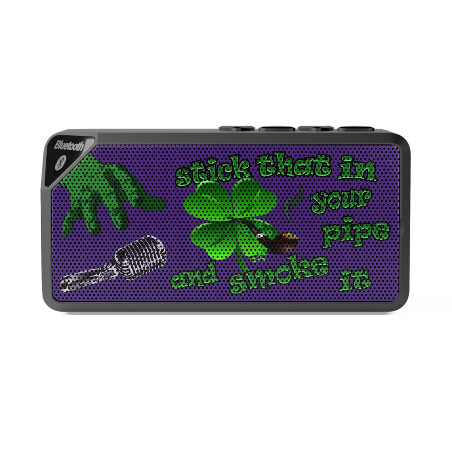 stick that in your pipe and smoke it - Jabba Bluetooth Speaker (purple)