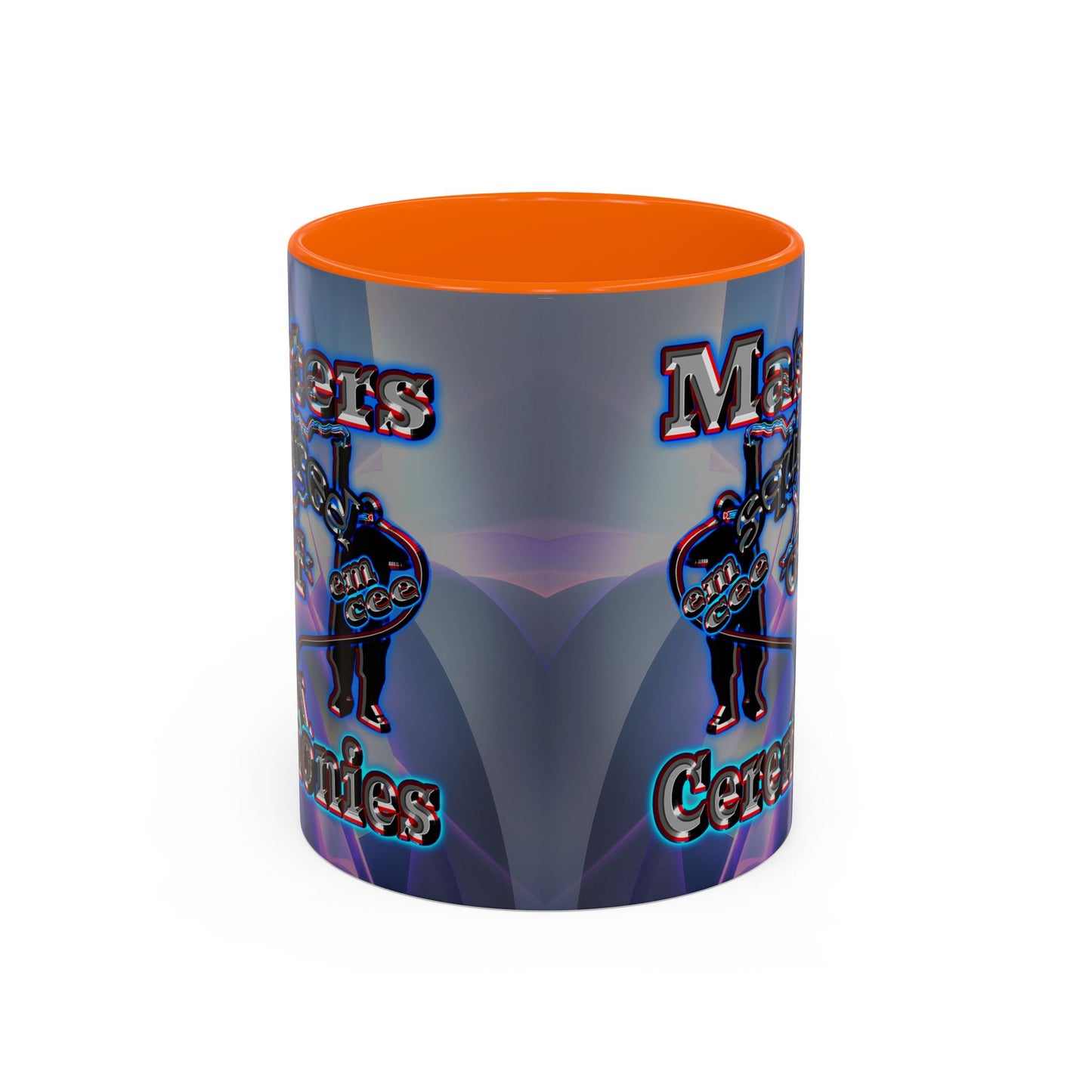 em cee squared - Accent Mug (grey-pink wave)