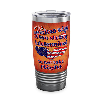 american wing - Ringneck Tumbler, 20oz (burnt orange)