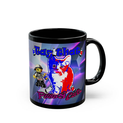 tag that - Black Mug (grey-pink wave)