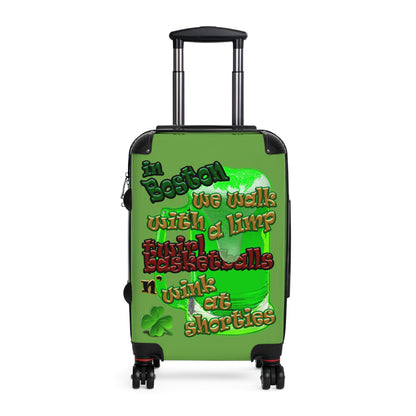 celtics logo - Suitcase (green)