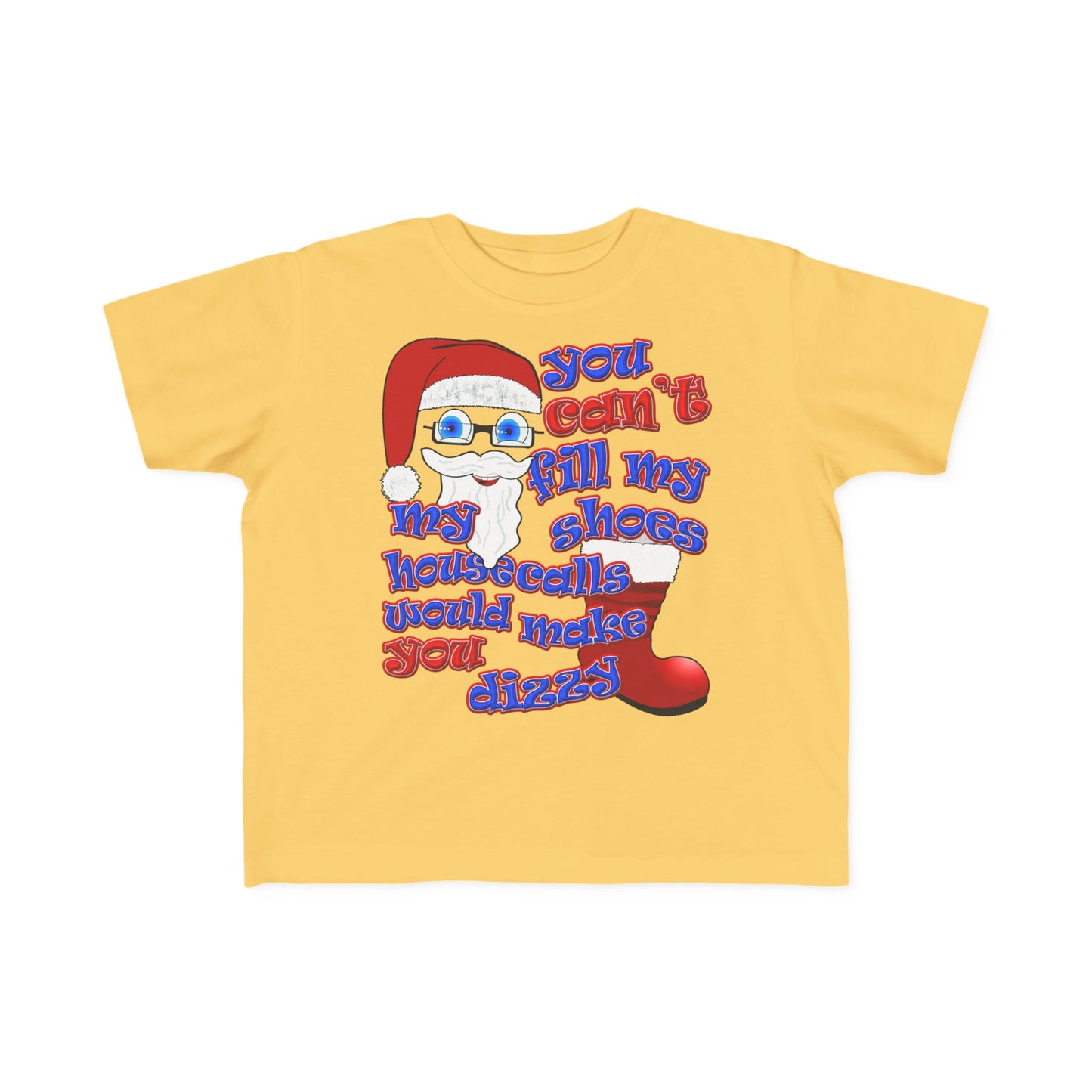 santa's shoes - Toddler's Fine Jersey Tee