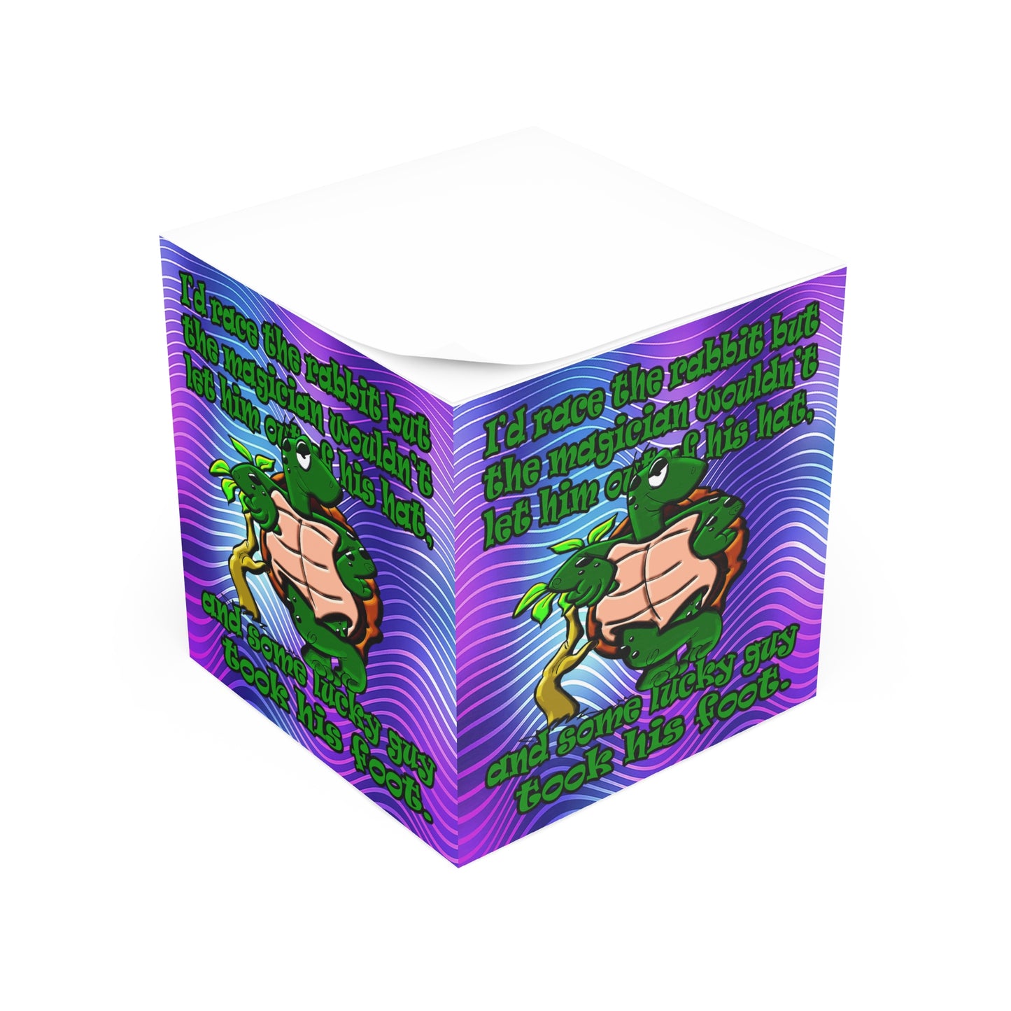 turtle race - note cube (purple wave)
