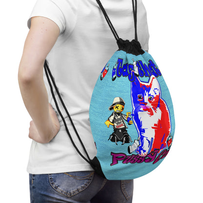 tag that - Drawstring Bag (faded blue)