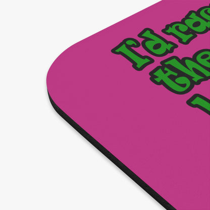 turtle race - Mouse Pad (Rectangle) (pink)