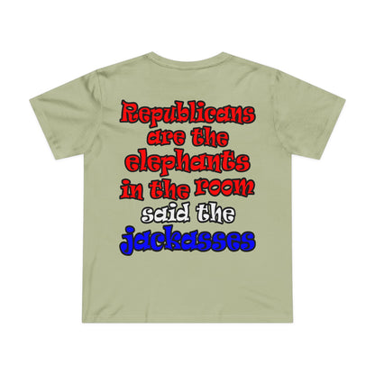 donkeys and elephants - Women’s Maple Tee