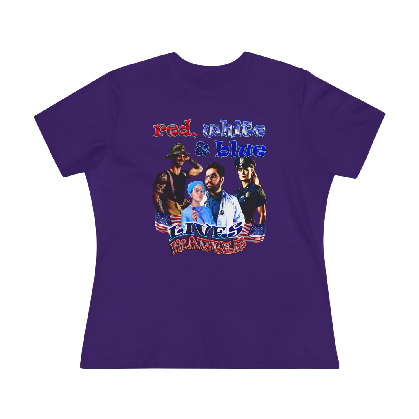 rw&b lives matter - Women's Premium Tee