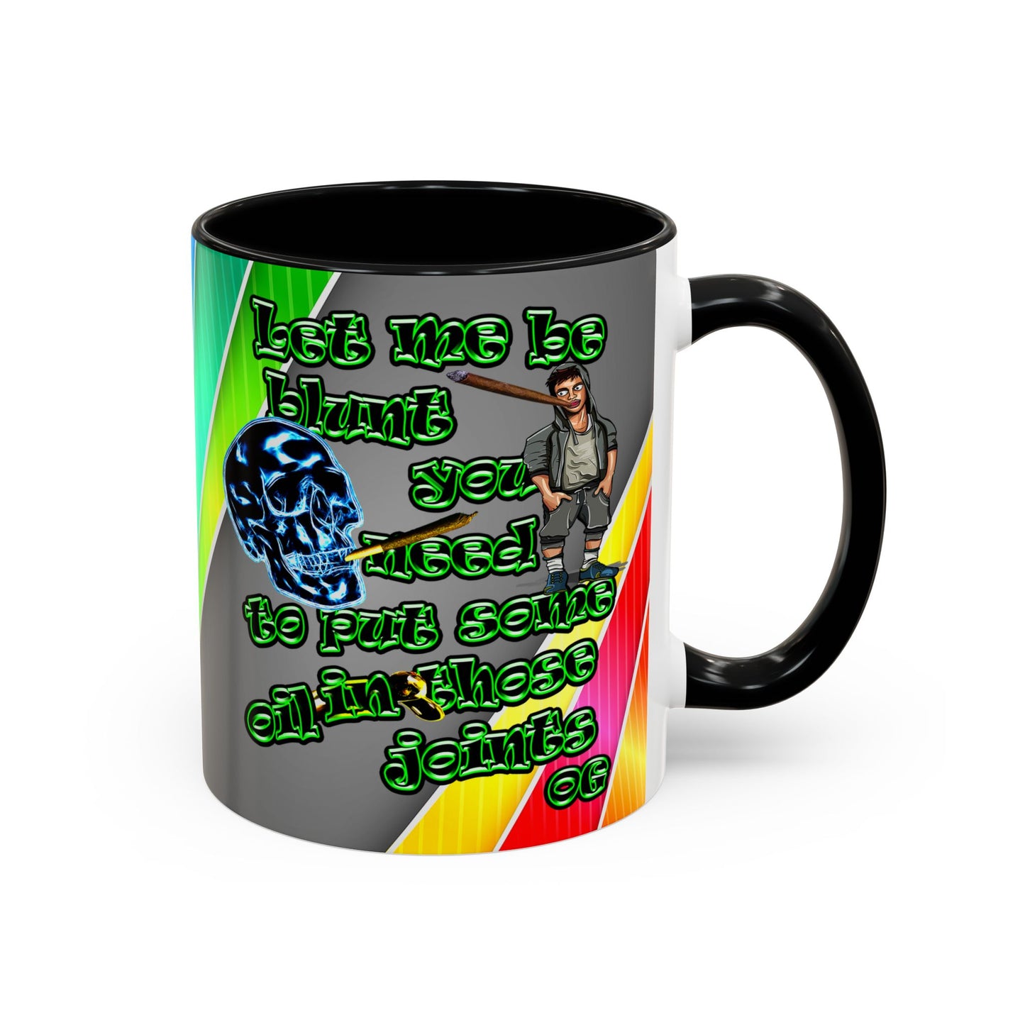 og - Accent Mug (rainbow split)