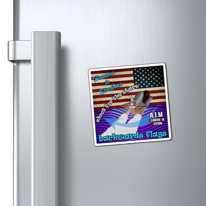 shoot for the stars - Magnets - (purple wave)