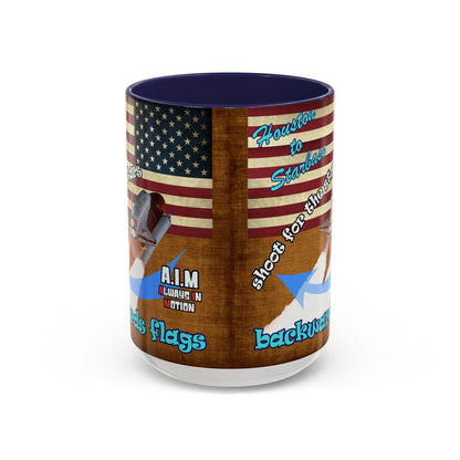 shoot for the stars - Accent Mug (brown papyrus)