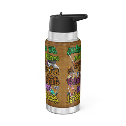 the bum's shit - Gator Tumbler, 32oz (brown papyrus)