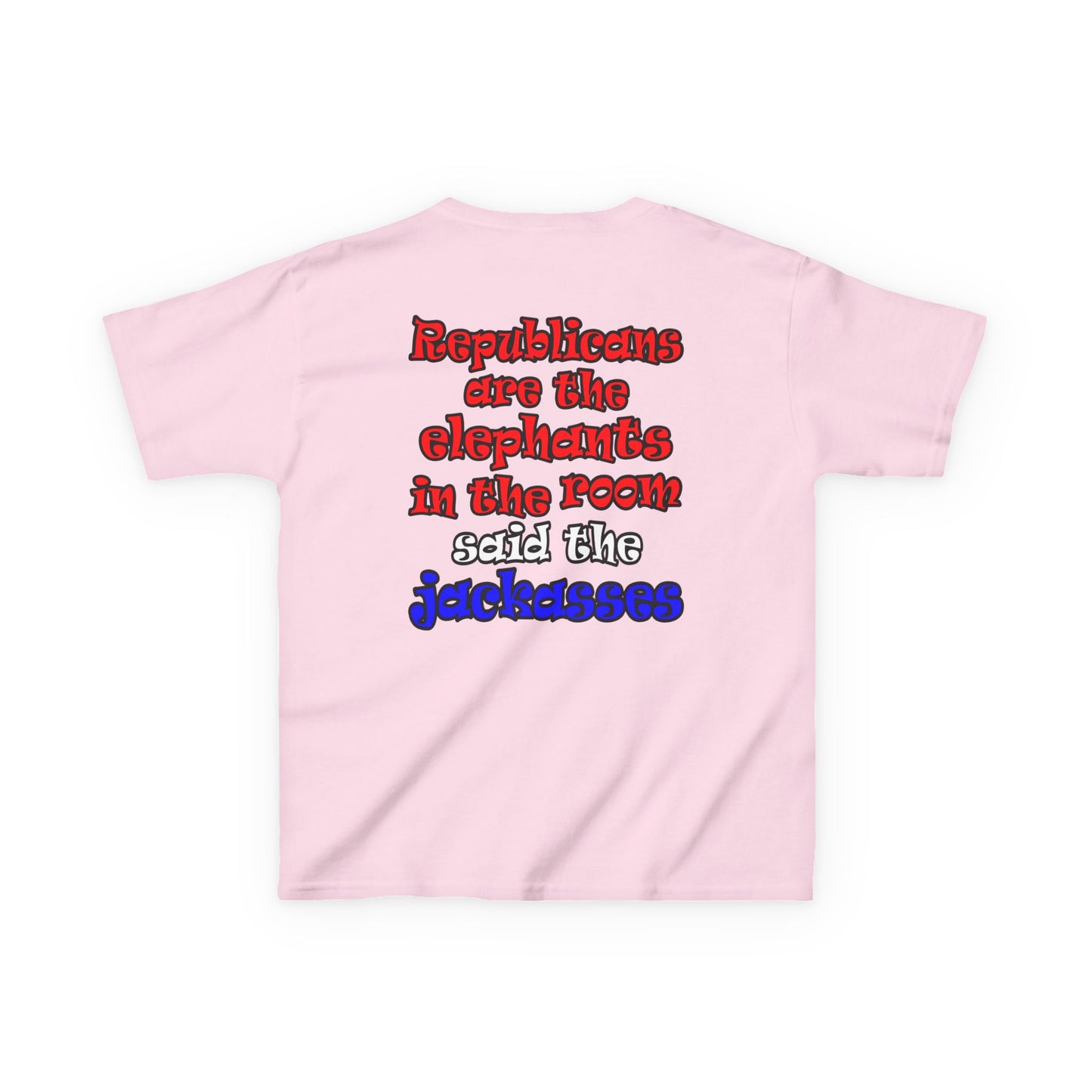 donkeys and elephants - Kids Heavy Cotton™ Tee