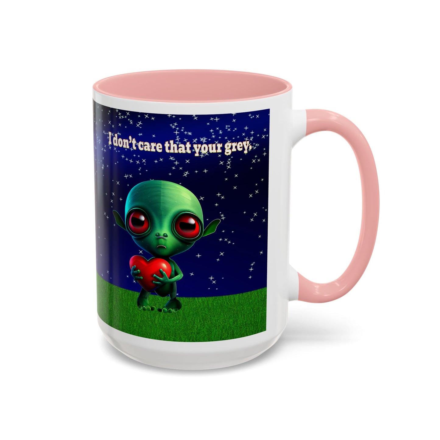I don't care that your grey - Accent Mug ('snoops' background)