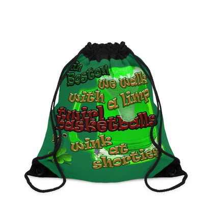 celtics logo - Drawstring Bag (dark green)