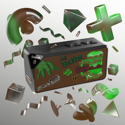 celtics logo - Jabba Bluetooth Speaker (brown)
