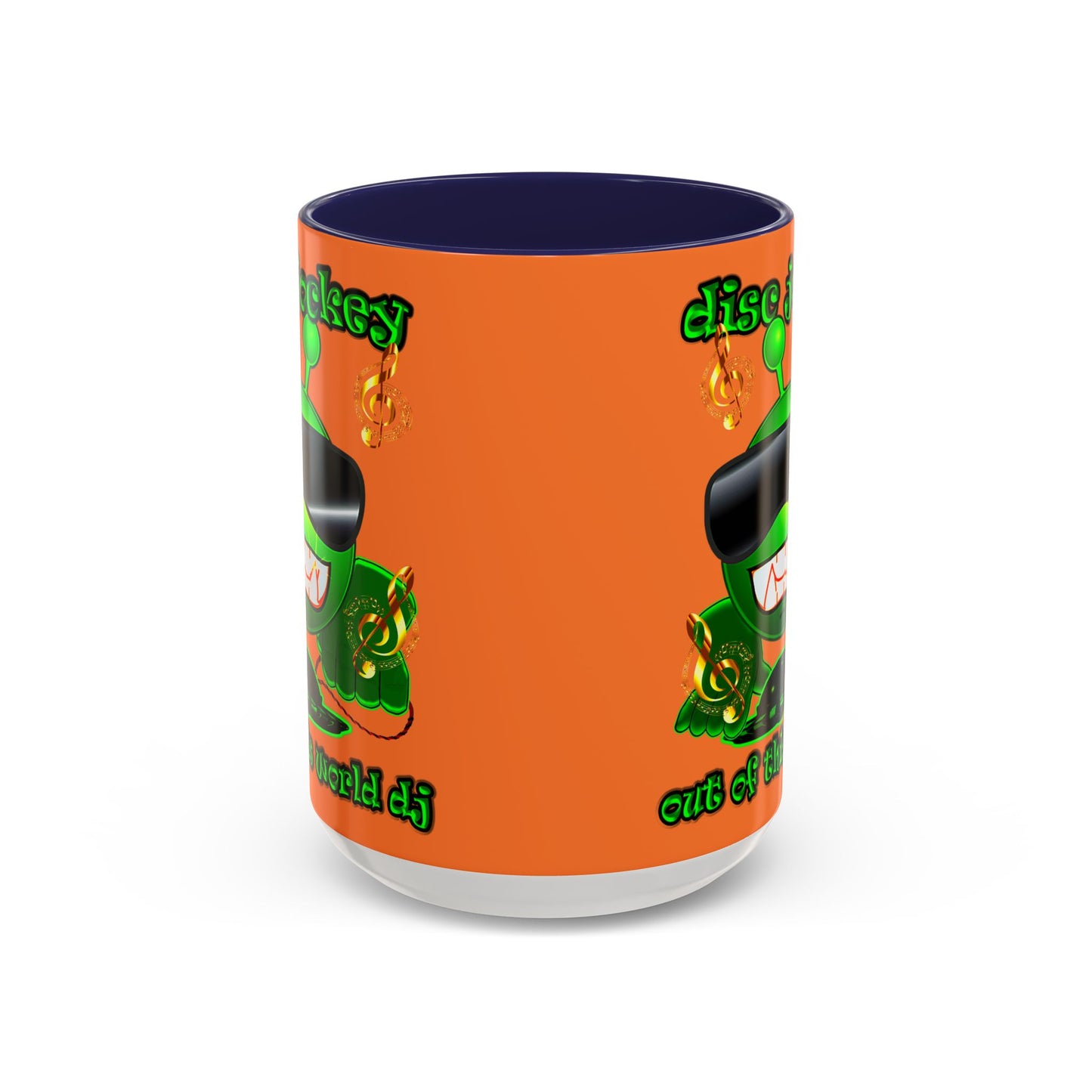 disc jockey - Accent Mug (crusta)