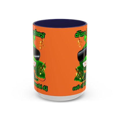 disc jockey - Accent Mug (crusta)