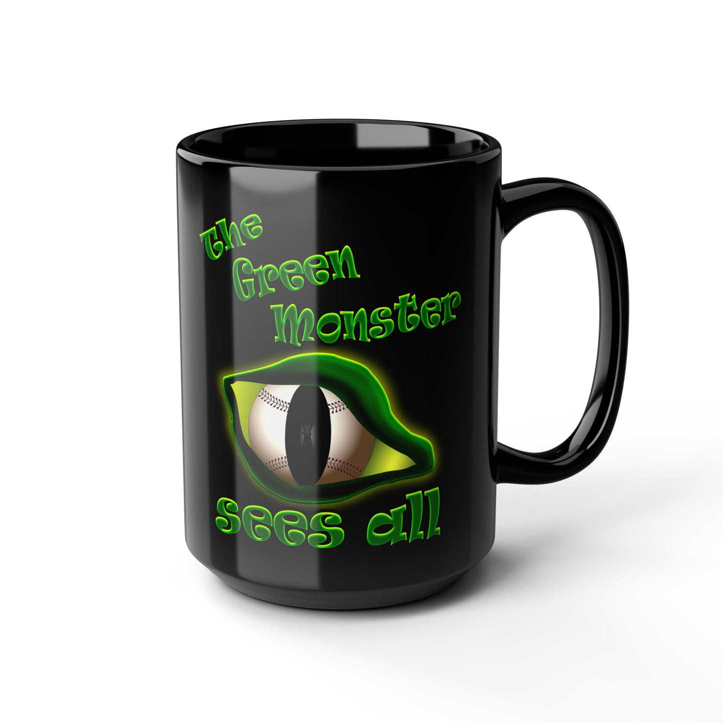 green monster - Black Mug (black)