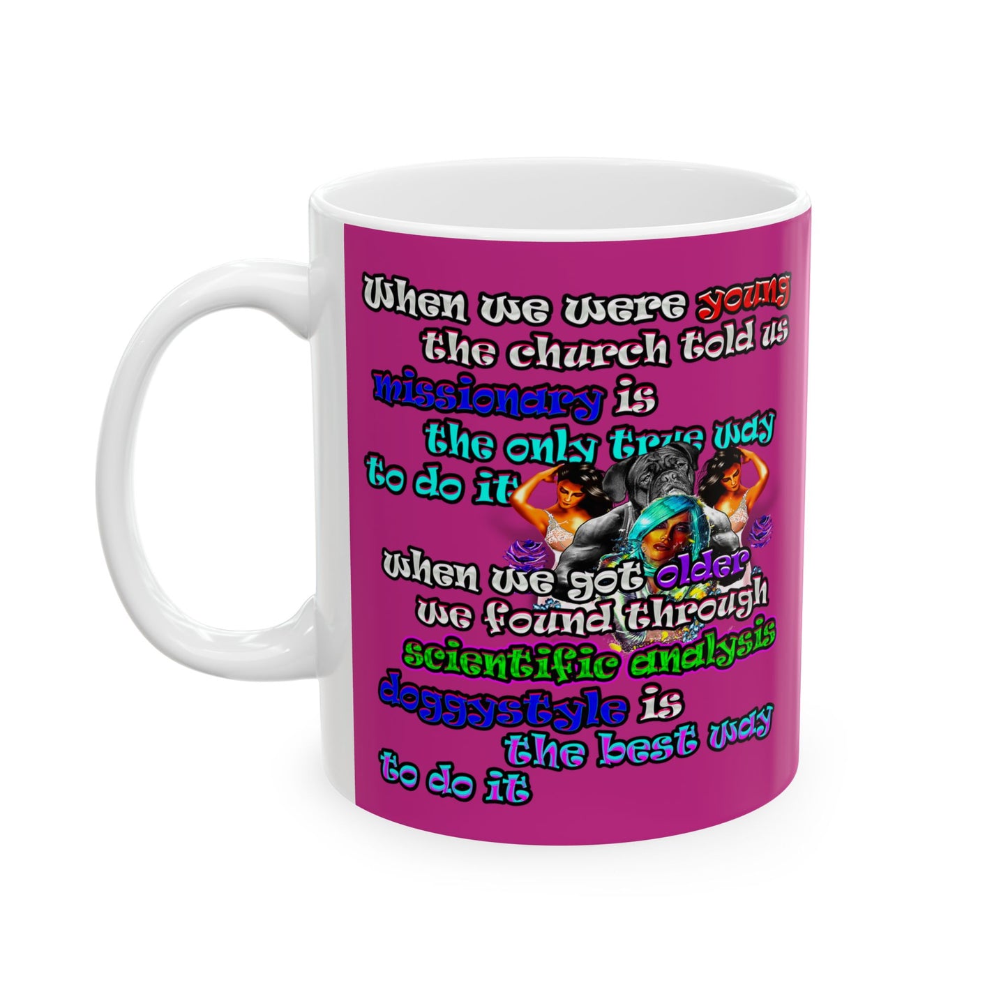 doggystyle - White Mug (pink)