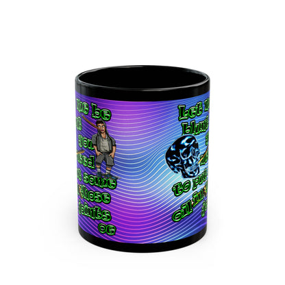 og - Black Mug (purple wave)